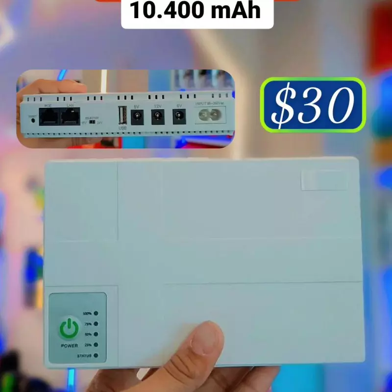 Mini UPS. 10,400mAh