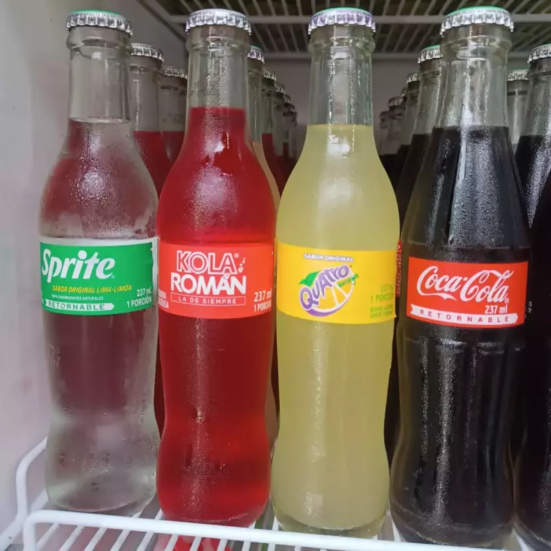vidrio Coca cola