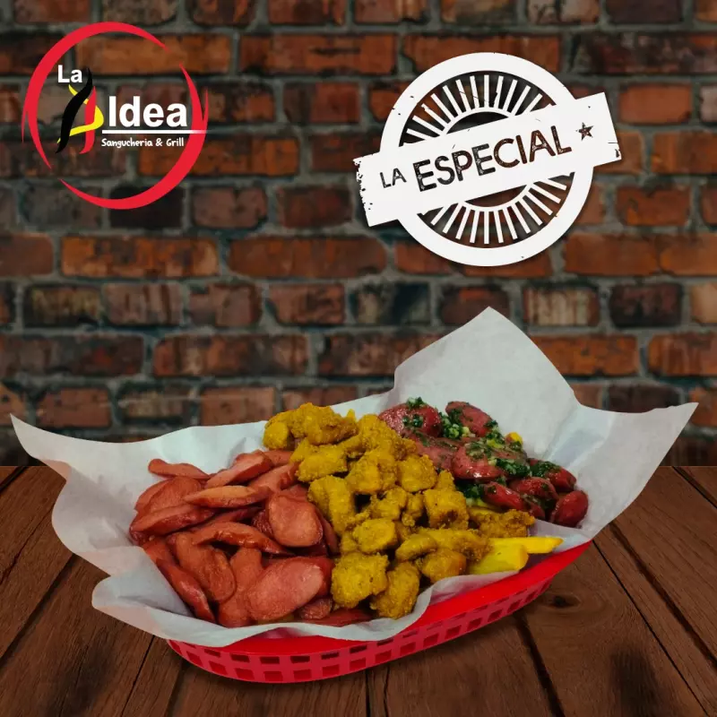 Salchipapa especial