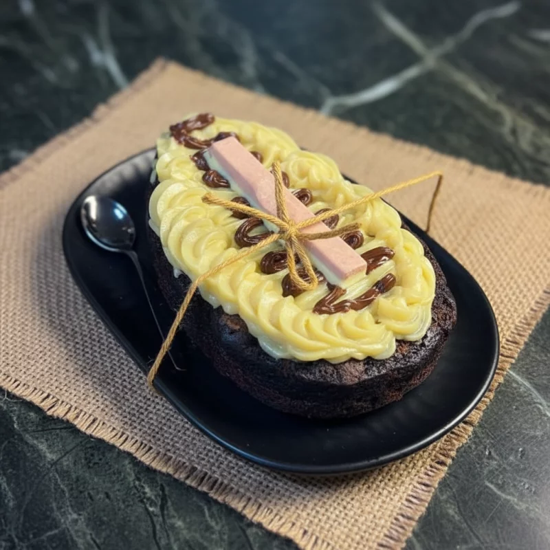 Ovo de colher casca brawnie