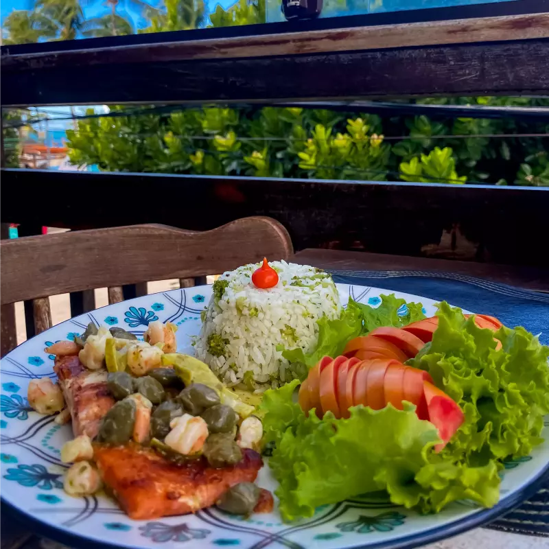 Salmão Belle Meuniere