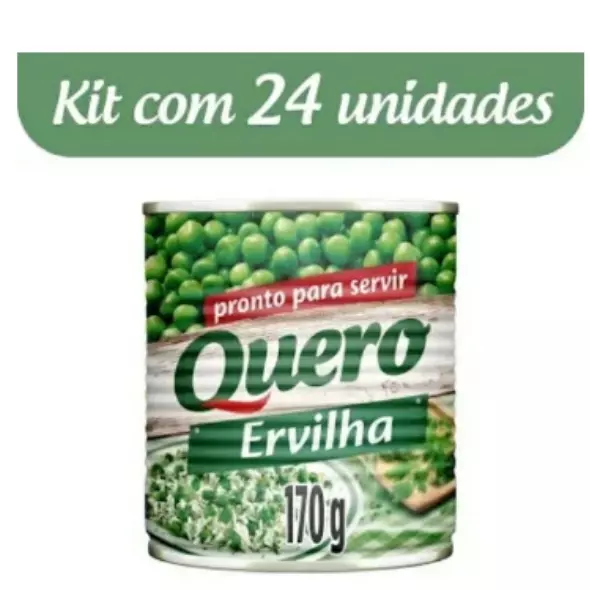 Ervilha quero 24 unidades 170 g