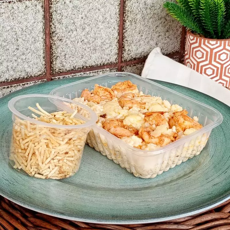 Arroz cremoso com camarão