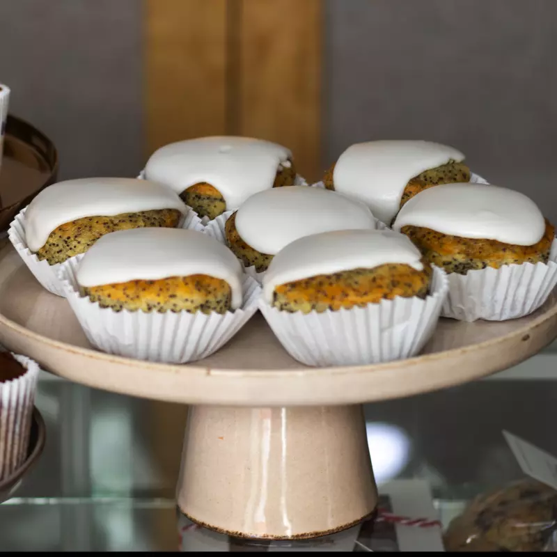 Muffins limón con semilla de amapola