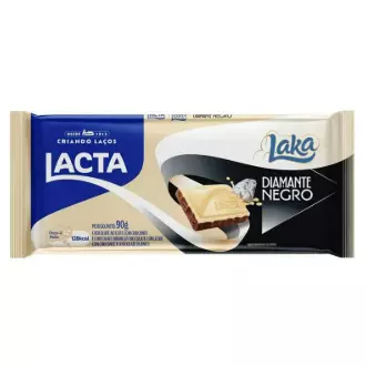 Barra Lacta Laka Diamante Negro 90g