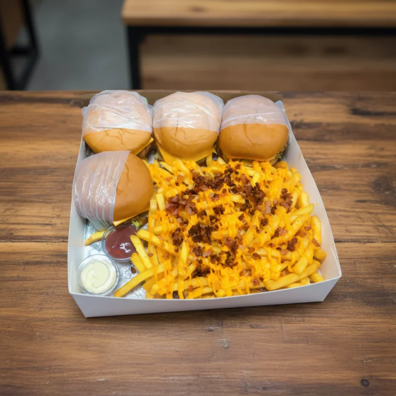 Cx Família c/ cheddar e bacon 01