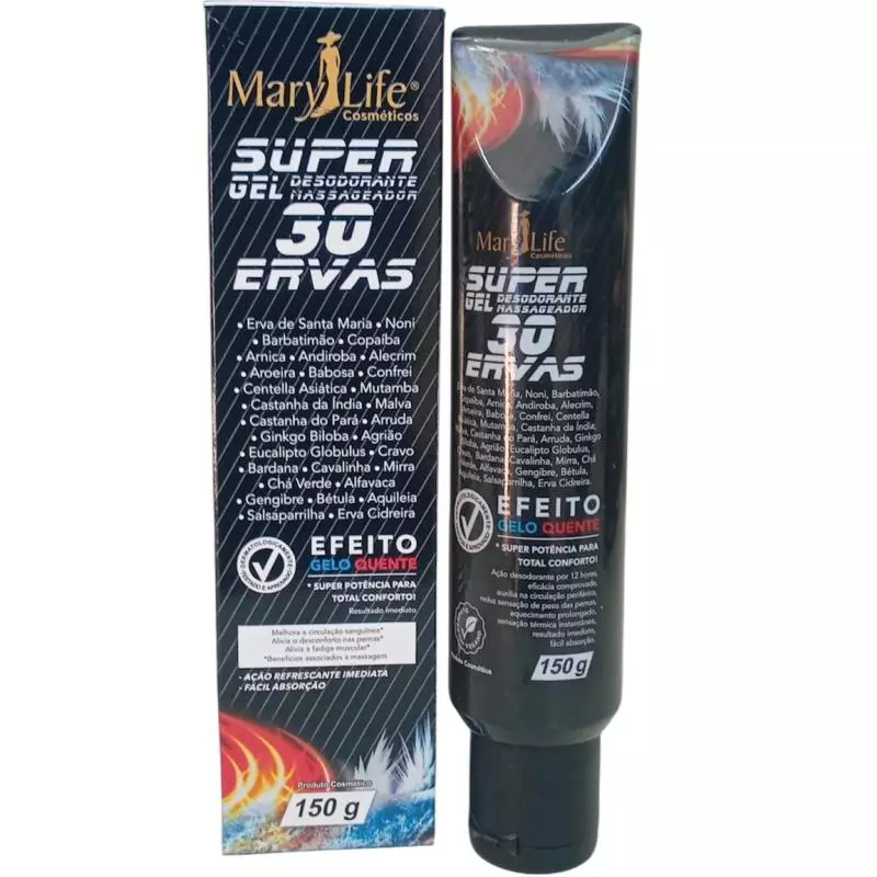 Super gel 30 ervas 150g