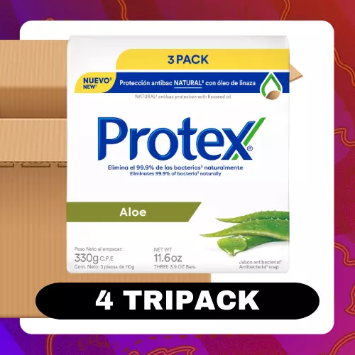 Docena Protex Jabón Aloe 110g