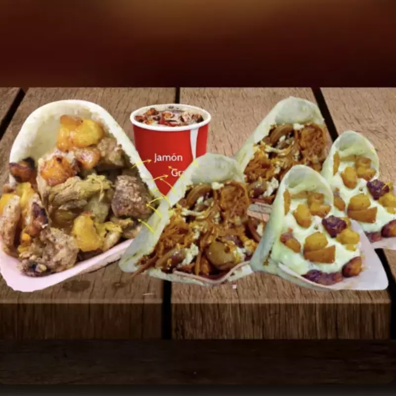 AREPA 4 INGREDIENTES