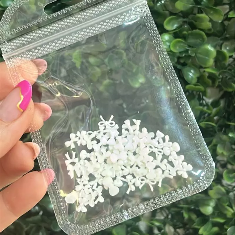 Cartela  Laço 3D Branco Bella Rosa