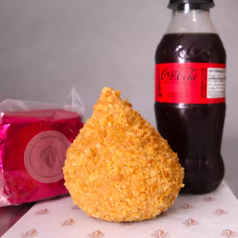 COXINHA + REFRI + BOLO GELADO