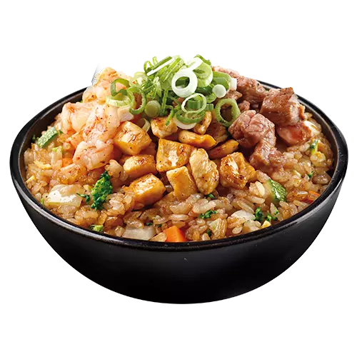 20. YAKIMESHI TRES CARNES 400G.