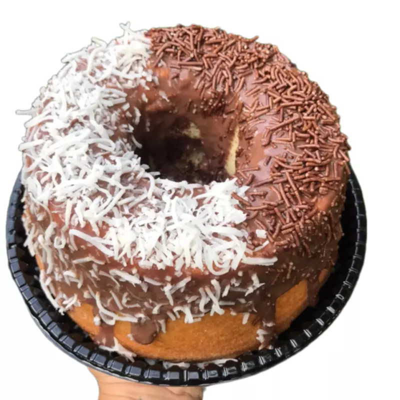 Bolo Mesclado C/ Cobertura