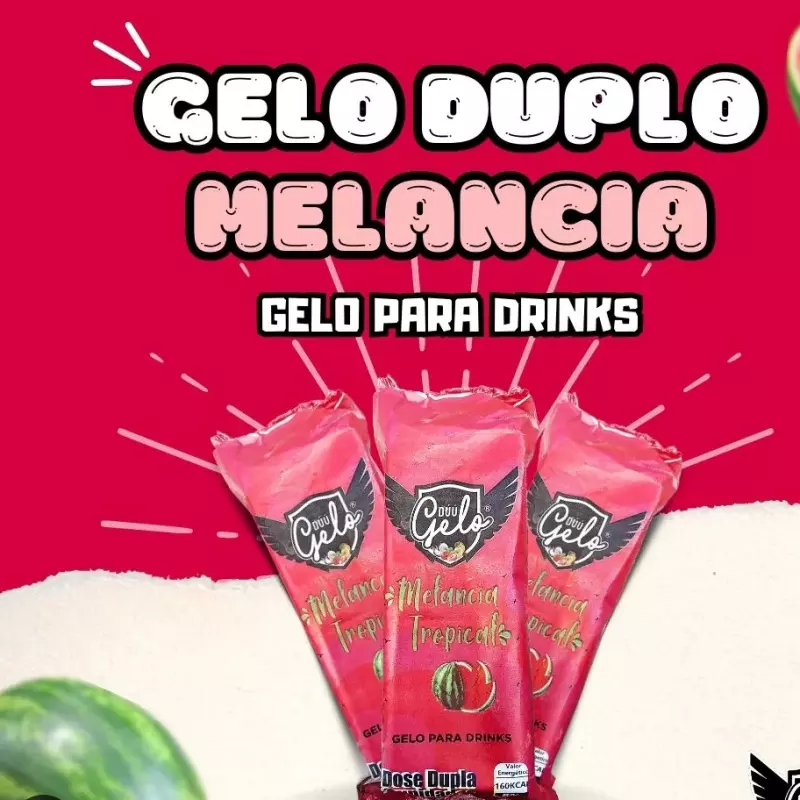 Gelo saborizado Melancia 200g
