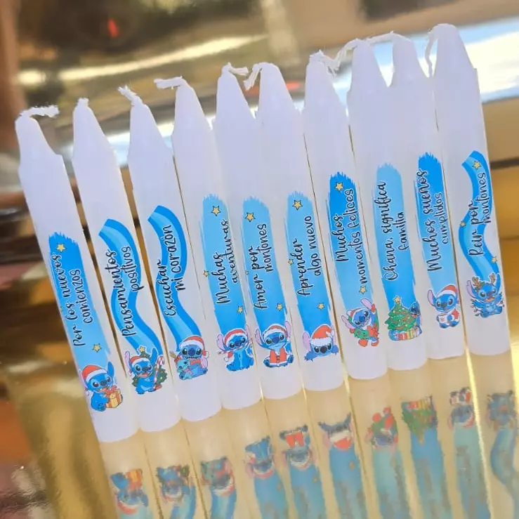 Velas 12cm pte x10 stich