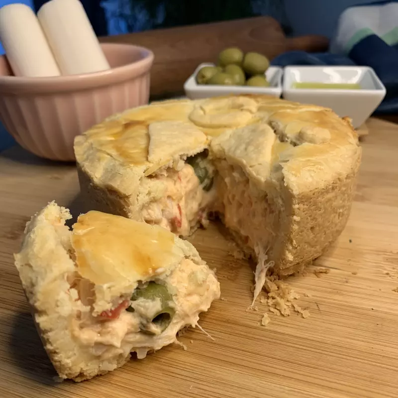 Empadão de palmito 400g (individual)