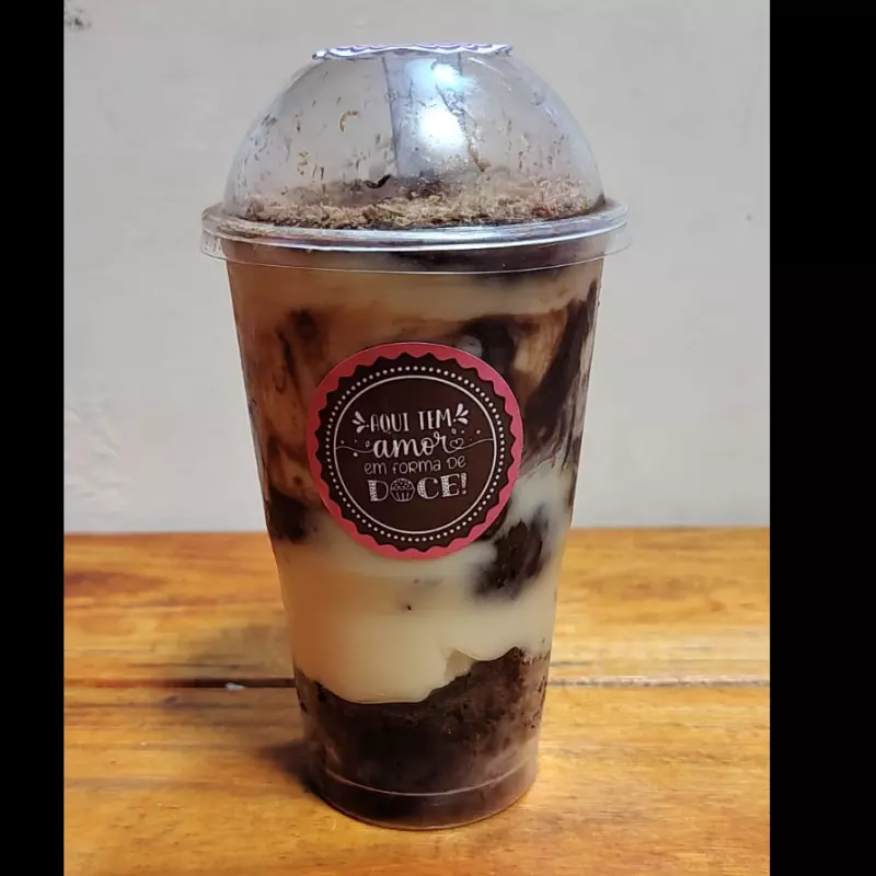 COPO DA FELICIDADE BROWNIE, NUTELLA