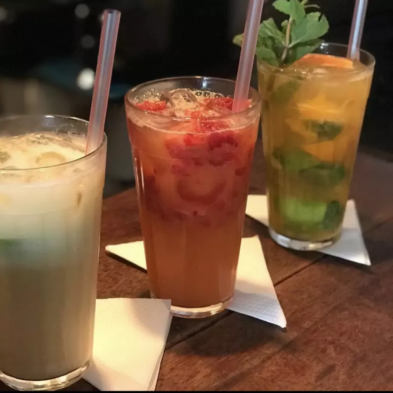 Pêssego + morango + laranja