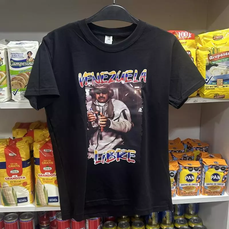 Franela Venezuela Libre NEGRA