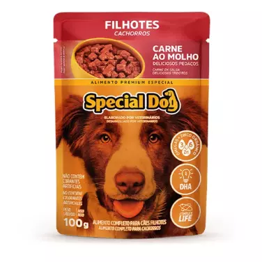 Special Dog S. Filhotes Carne 100g
