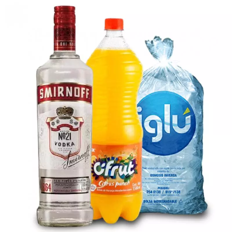Combo Vodka Smirnoff Red