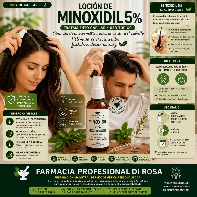 Loción Minoxidil 5% 60ml