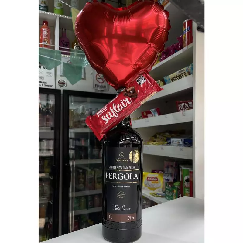 Kit Dia dos Namorados- Vinho pérgola