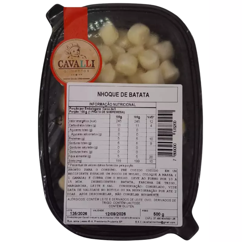 Nhoque Batata 500g Cavalli