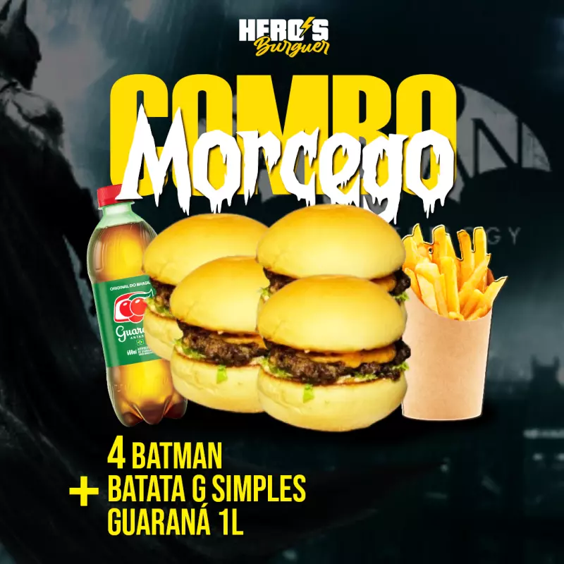 COMBO MORCEGO + GUARANÁ 1L