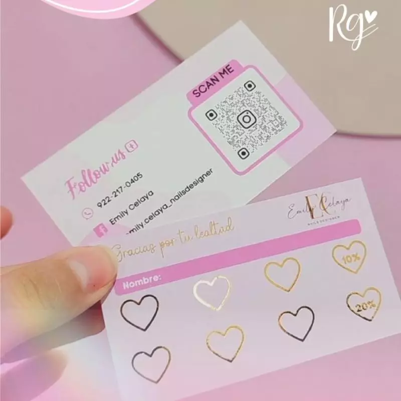 1.000 tarjeta personalizadas