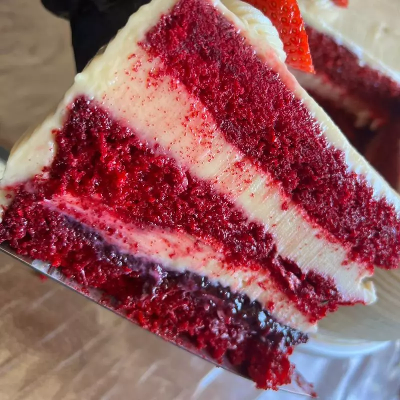 2 Fatia Bolo Red Velvet