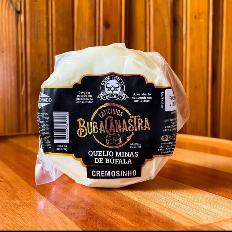 QUEIJO MINAS CREMOSINHO DE BÚFALA