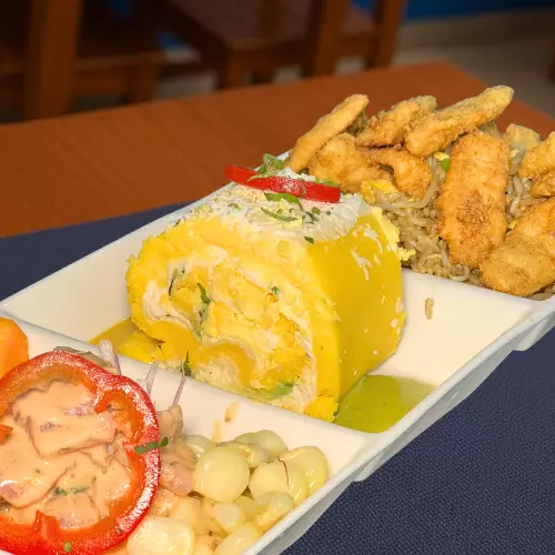 Ceviche, Causa y Chaufa