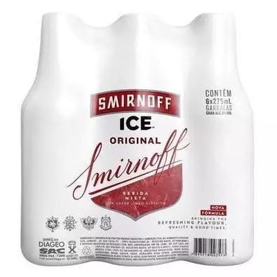 SMIRNOFF ICE FARDO COM 6UN 275ml