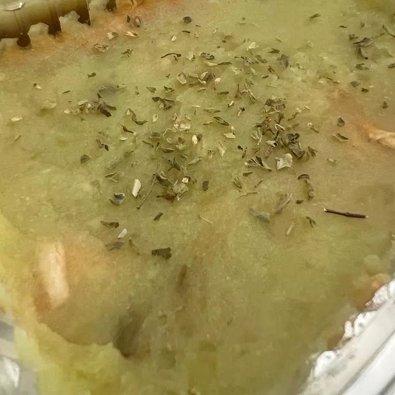 Escondidinho de batata Doce e Frango