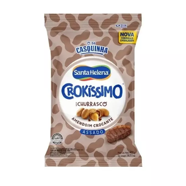 Amendoim Crok. Churrasco 400g