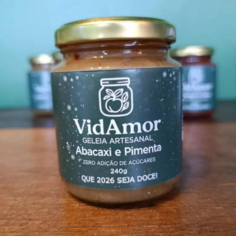 Geleia de Abacaxi com pimenta
