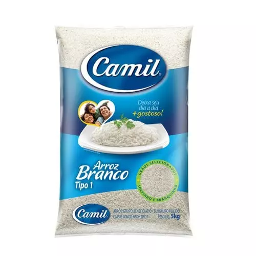 Arroz branco tipo 1 Camil 5kg