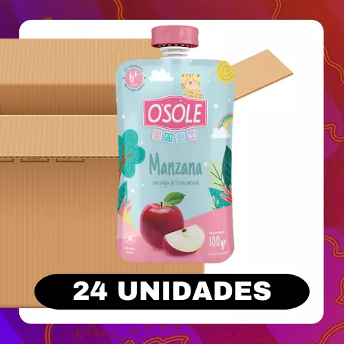 Bulto Osole Compota Manzana 100g