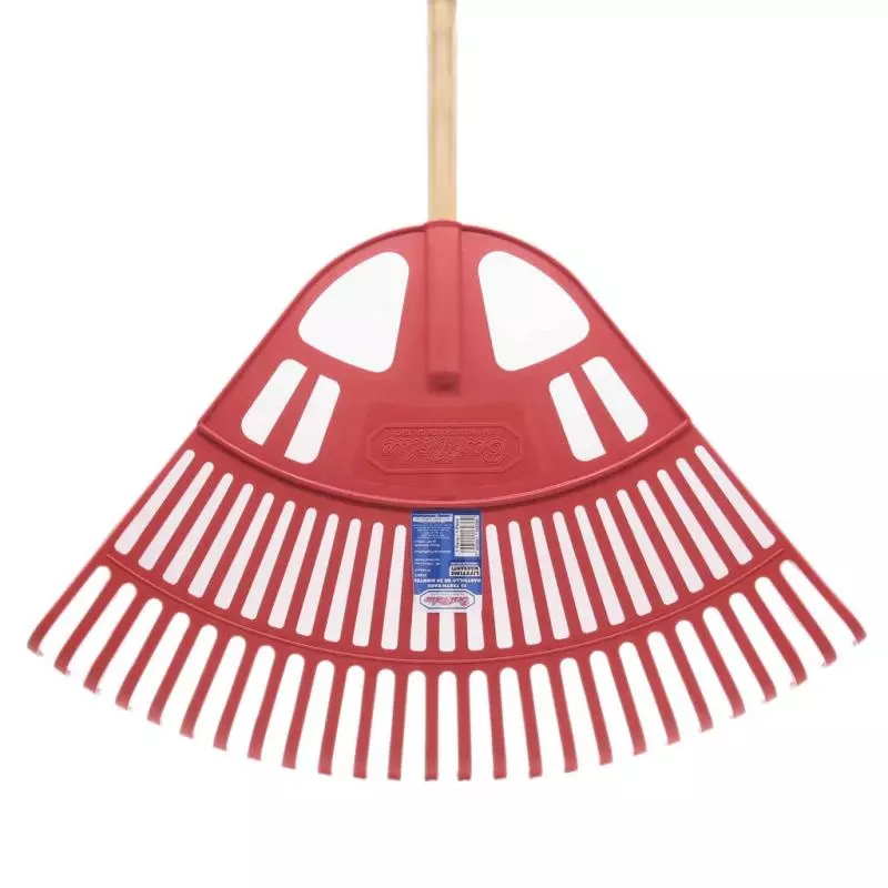 Rastrillo Plástico con Mango Madera