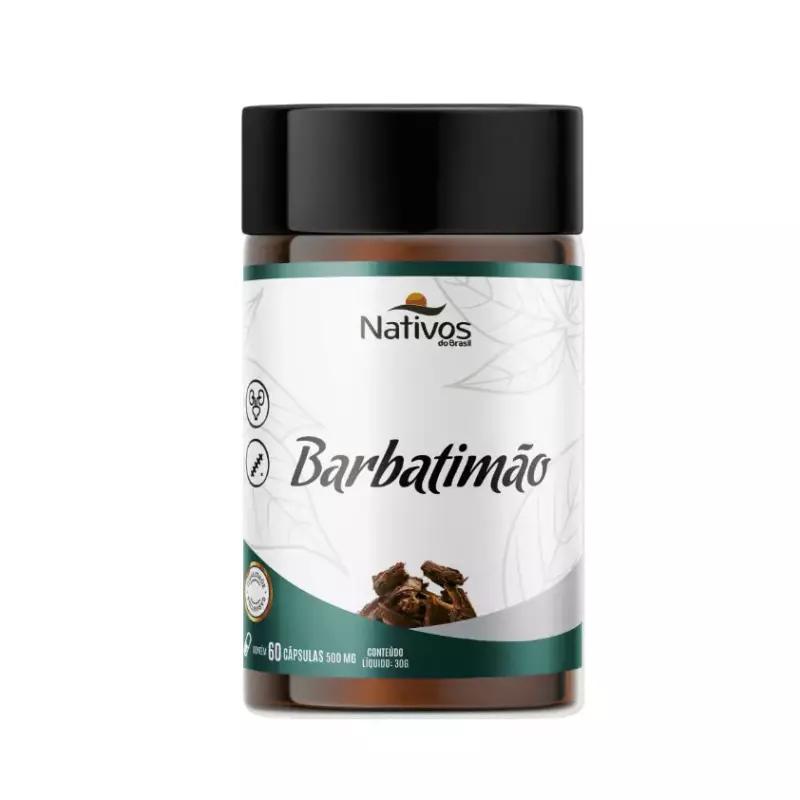 Barbatimão - Nativos 60caps 500mg
