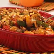 Frango xadrez /clean food