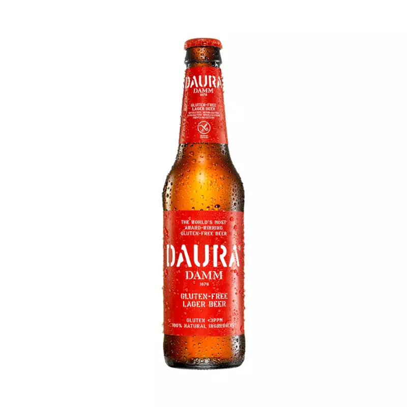 Cerveza Daura Damm bot. 5.4º s/glute