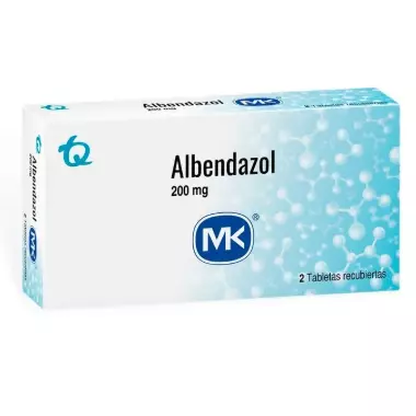 ALBENDAZOL 200MG CAJA X 2 TAB