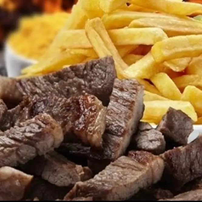 Alcatra com Fritas