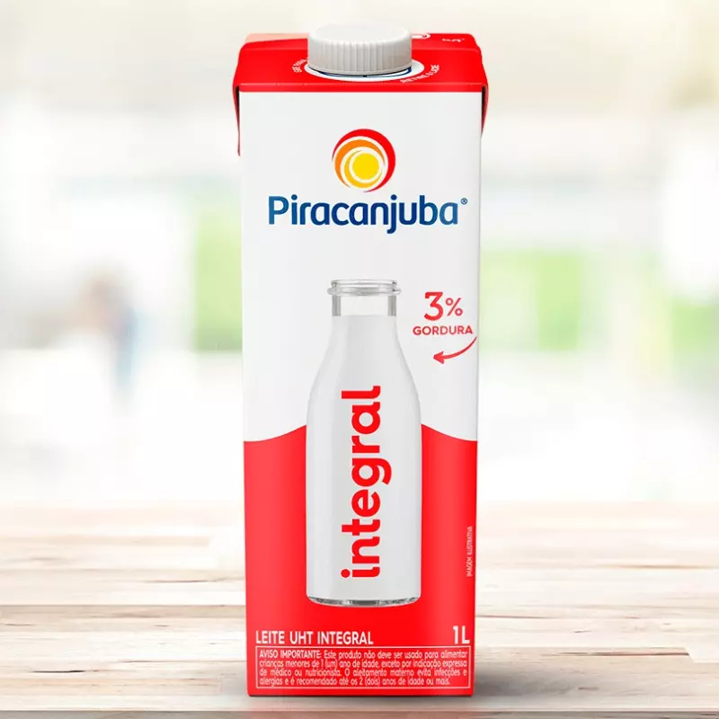 LEITE PIRACANJUBA INTEGRAL 1L