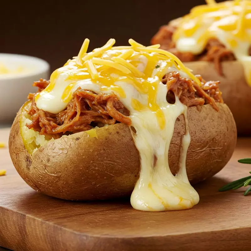 Batata Recheada de Pernil