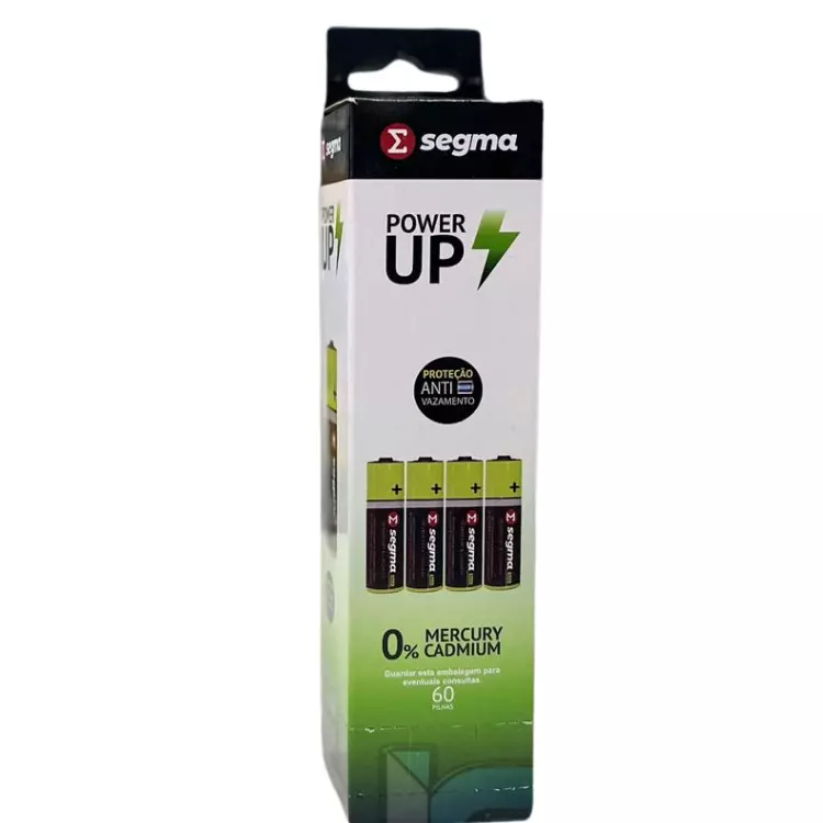 PILHA AAA SEGMA CX COM  60 UNDS