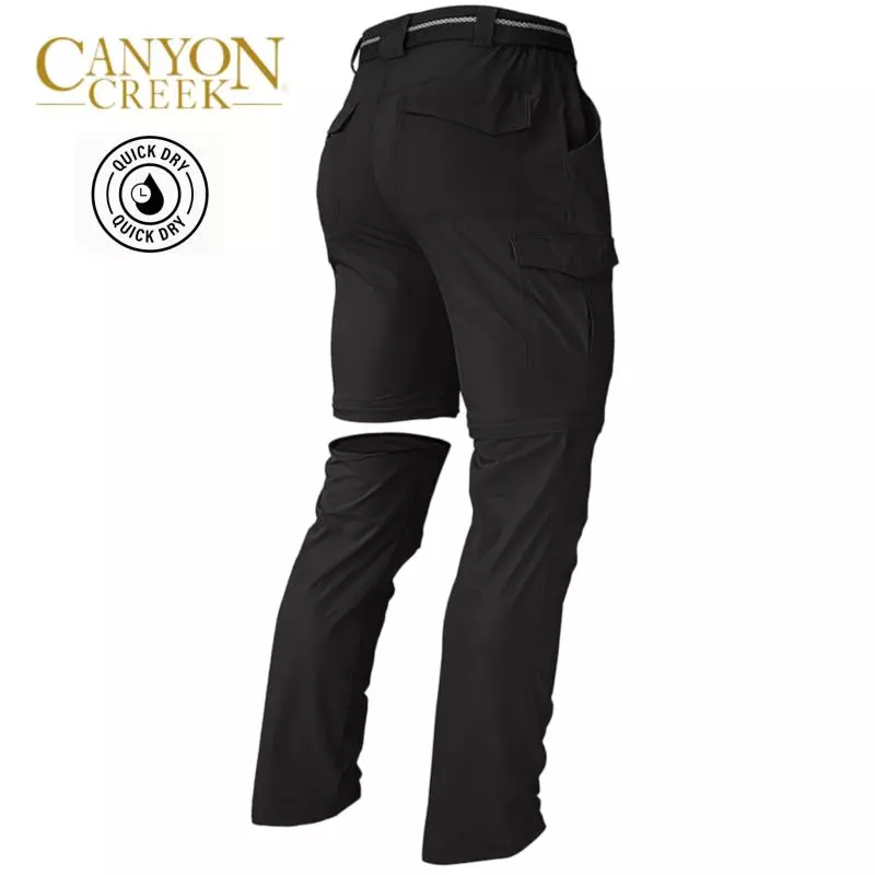 Pantalón Negro - convertible a short