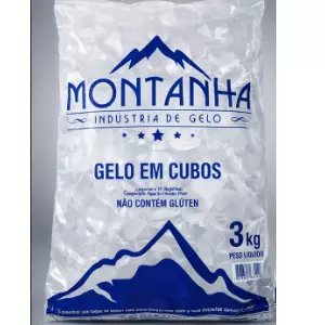 Saco de Gelo em cubos - 3kg